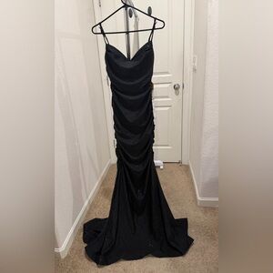 “New” Say Yes Elegant Black Evening Gown size3/4